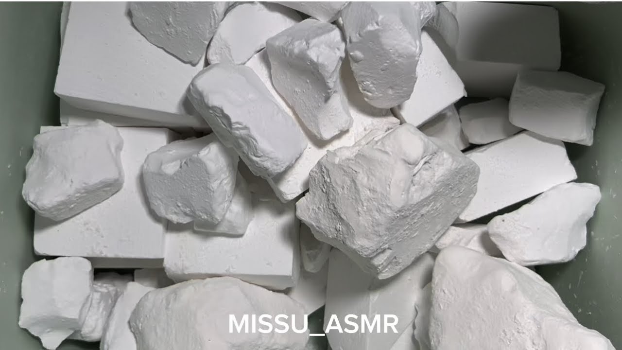 Soft and  crunchy gym chalk/Satisfying ASMR/Sleep Aid Oddly