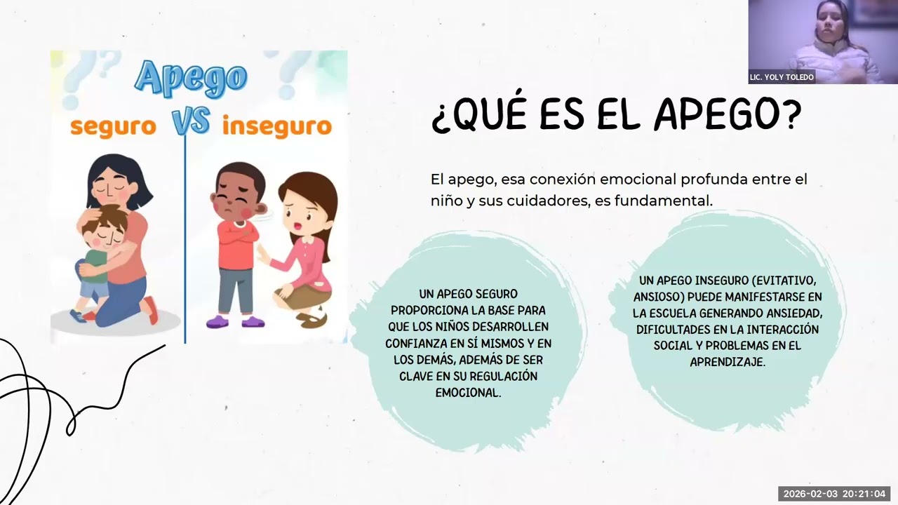 CLASE 1 APEGO Y ANSIEDAD EN ESCOLARES