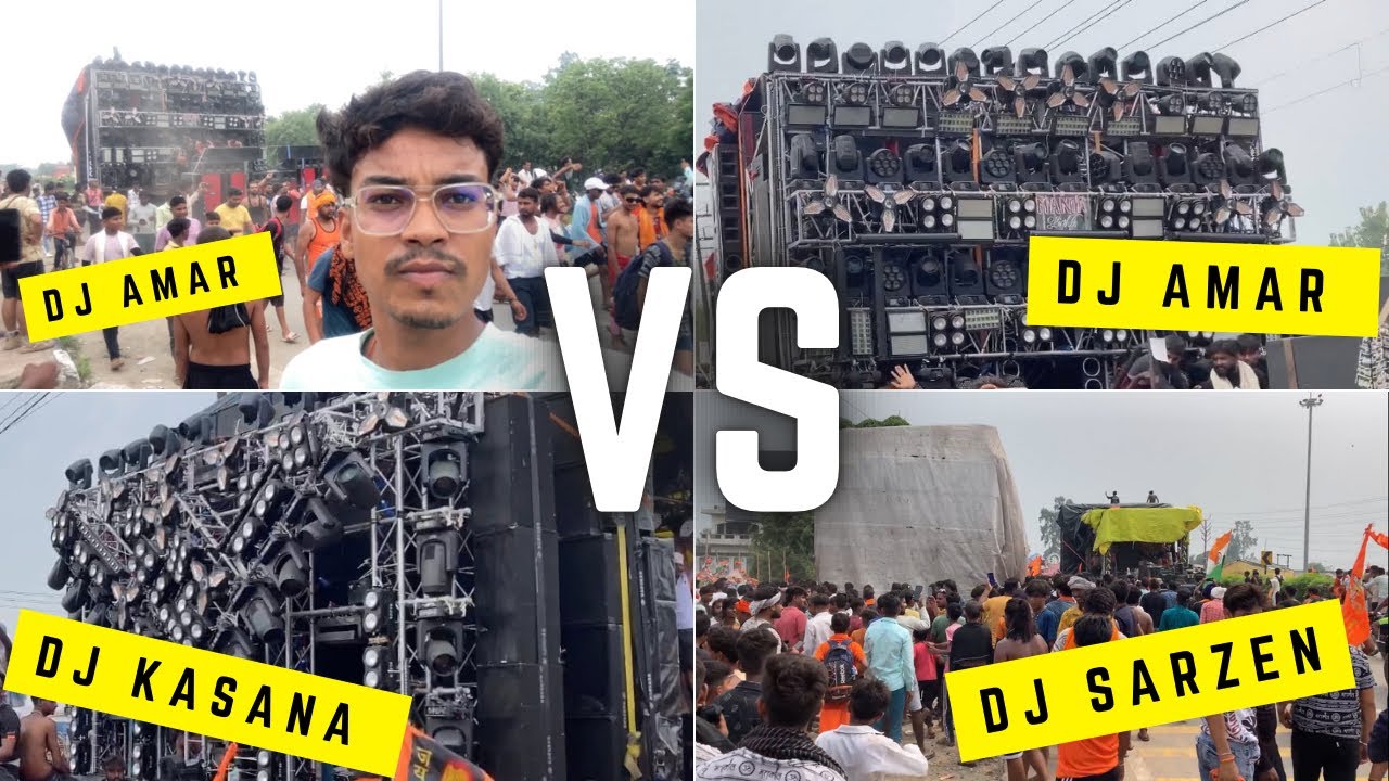 Dj Sarzen VS Dj Amar or Dj kasana तीनों मैं competition हुआ धमाकेदार वाला 🤯