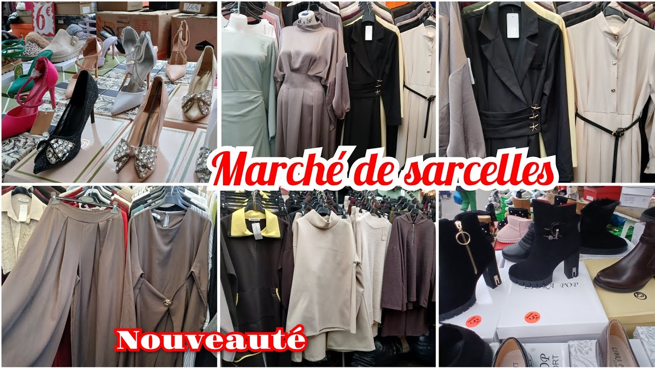 👉 🔥 Incroyables nouveautés au marché de Sarcelles ! Vêtements & chaussures tendance❤️25 janvier 2026