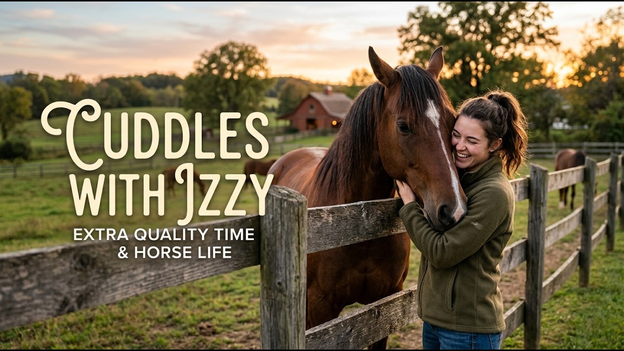 Extra quality time with horse Izzy