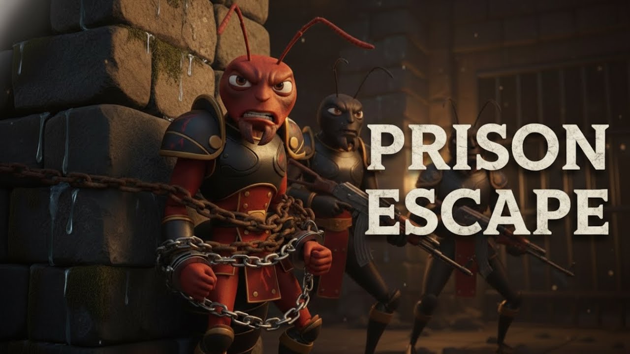 Red Ant Prison Escape | Torture, Survival & Return Home (3D Animated Cinematic Short Film)