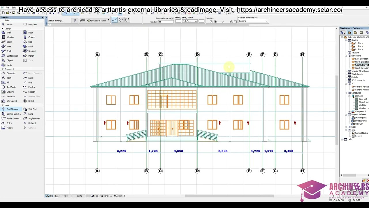 LEARN HOW TO INSERT & USE GRID LINES IN YOUR BUILDING DESIGNS | GRID LINES TOOLS MADE EASY