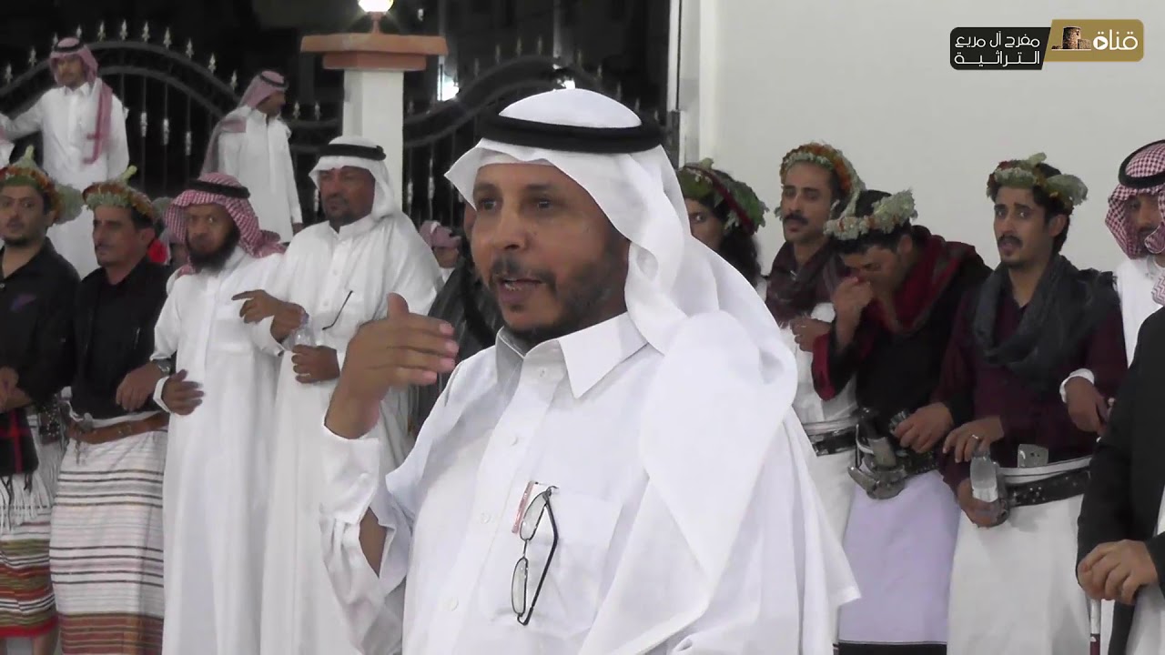 ترحيبة أهل فيفا بضيوف في عرس بندرحسين يحيى البشري الفيفي في استراحة النسيم 1438هـ