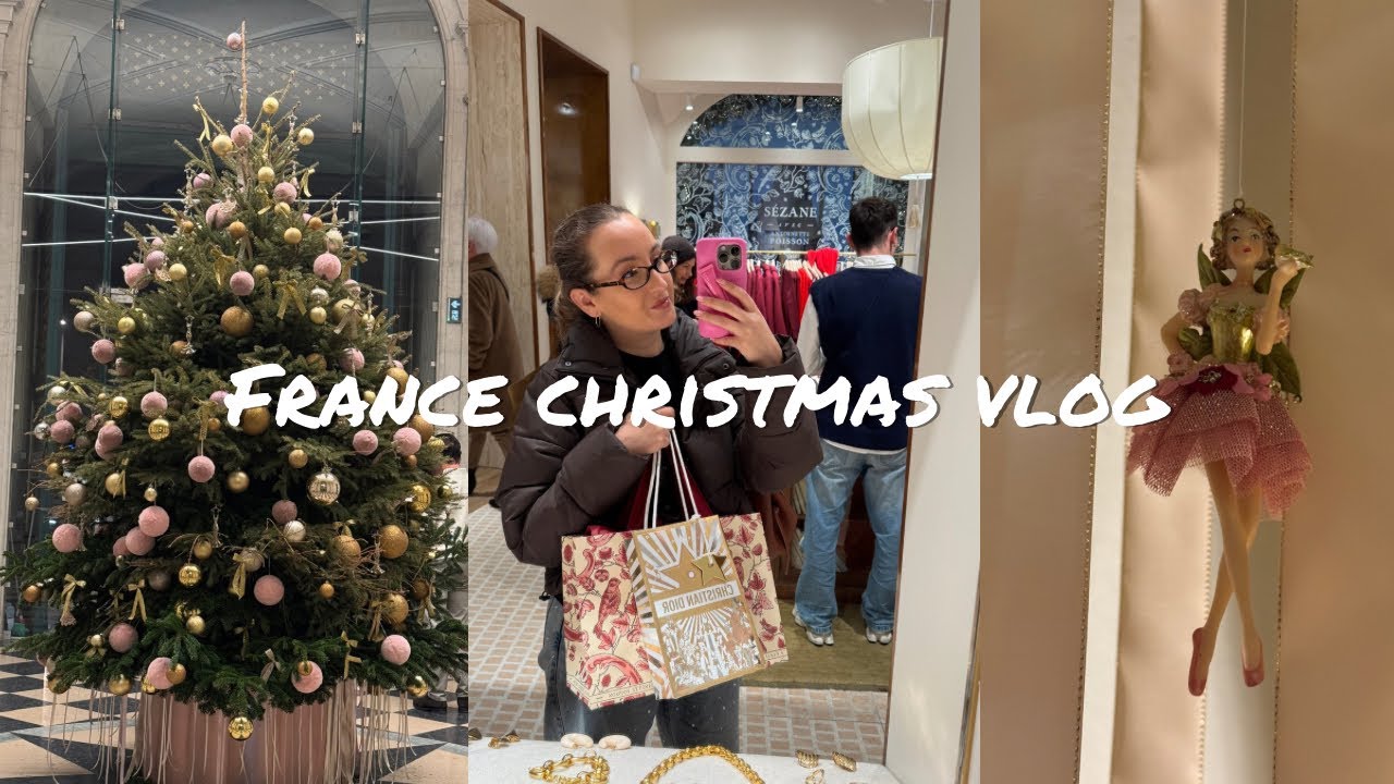 France vlog - Christmas shopping and French pharmacy haul
