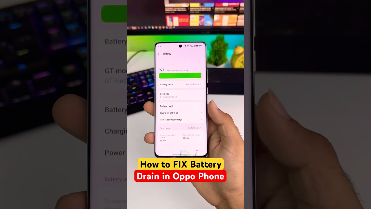 How to FIX Battery Drain in Oppo Mobile