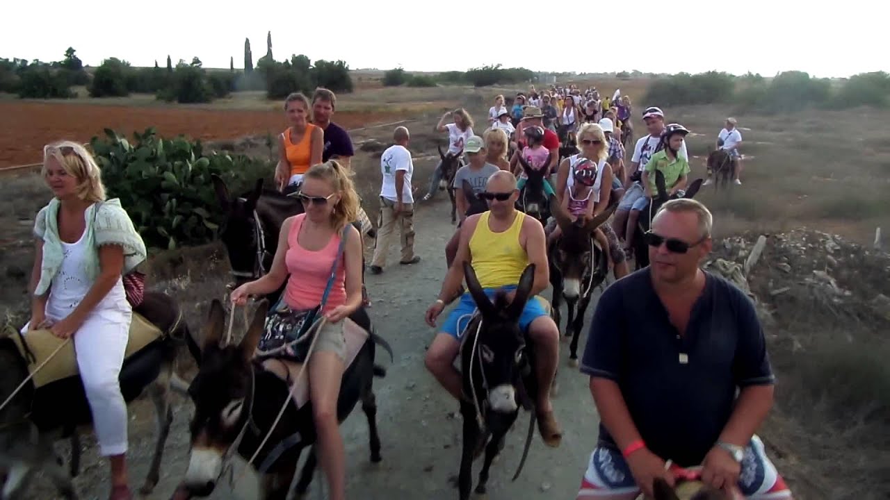 Cyprus, Ayia Napa, Donkey Riding and Cyprus Night 07/17/2014 Part 2