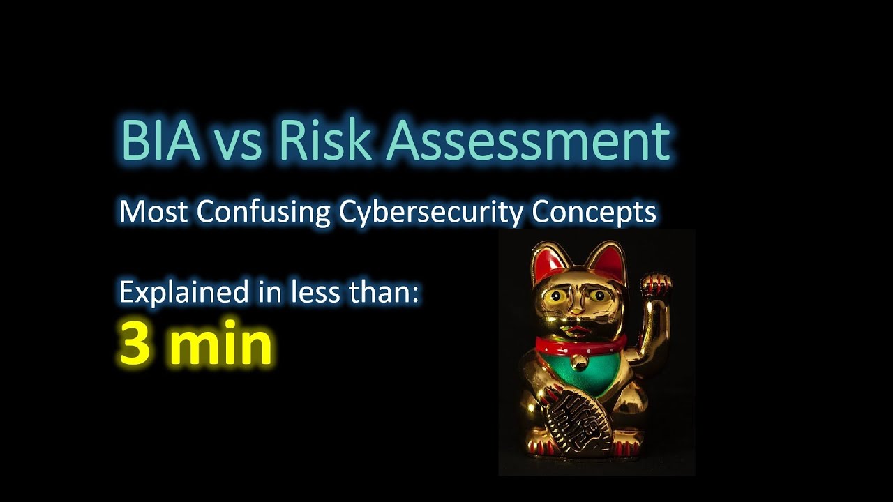 BIA vs Risk Assessment vs Cost-benefit Analysis #cissp #cism #cybersecurity