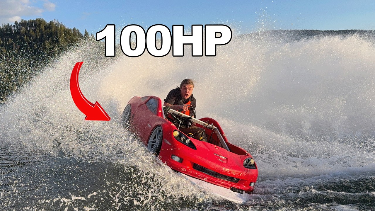 Corvette Mini Jet Boat BUILD It's So Fast!