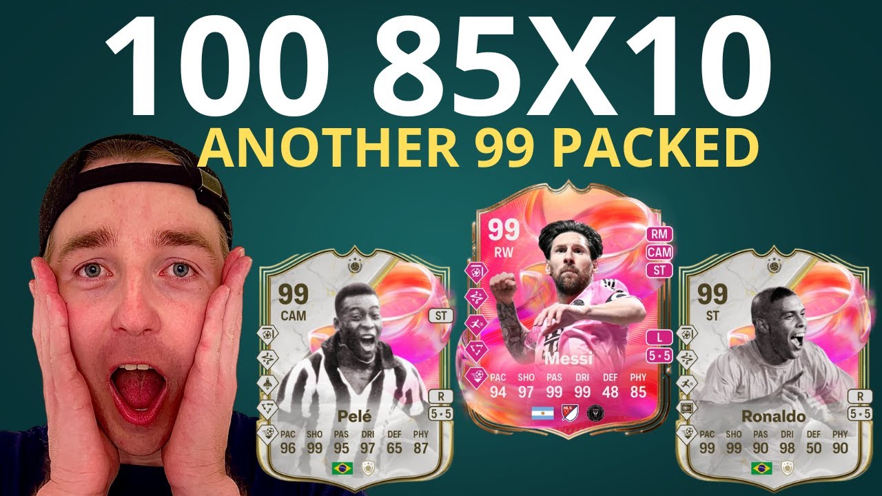 100x 85+10 Packs = Guaranteed 99 Rated?! 🚨🔥