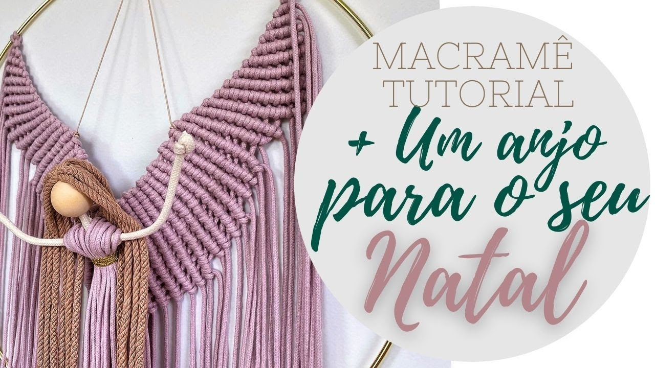 ASAS DE ANJO COMO FAZER | TUTORIAL ANJO DE MACRAMÊ