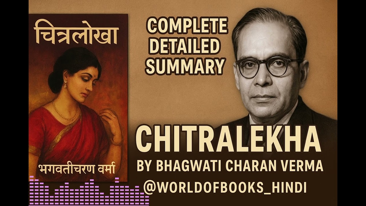 Chitralekha Full Summary in Hindi | Bhagwati Charan Verma |  @audiobook #hindi@worldofbooks_hindi