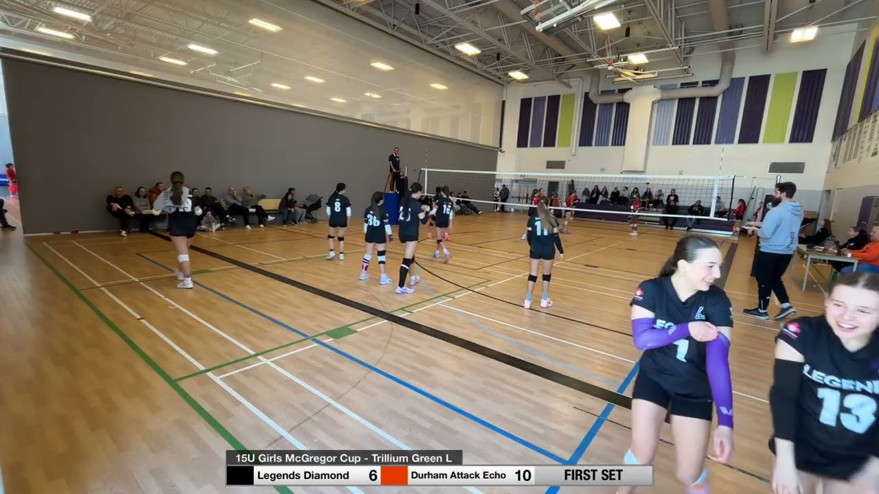 15U Girls McGregor Cup Trillium Green L: Vaughan Legend Diamonds vs Durham Attack Playoff Set 1