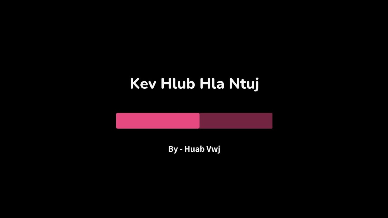 Kev Hlub Hla Ntuj (Karaoke) - By Huab Vwj