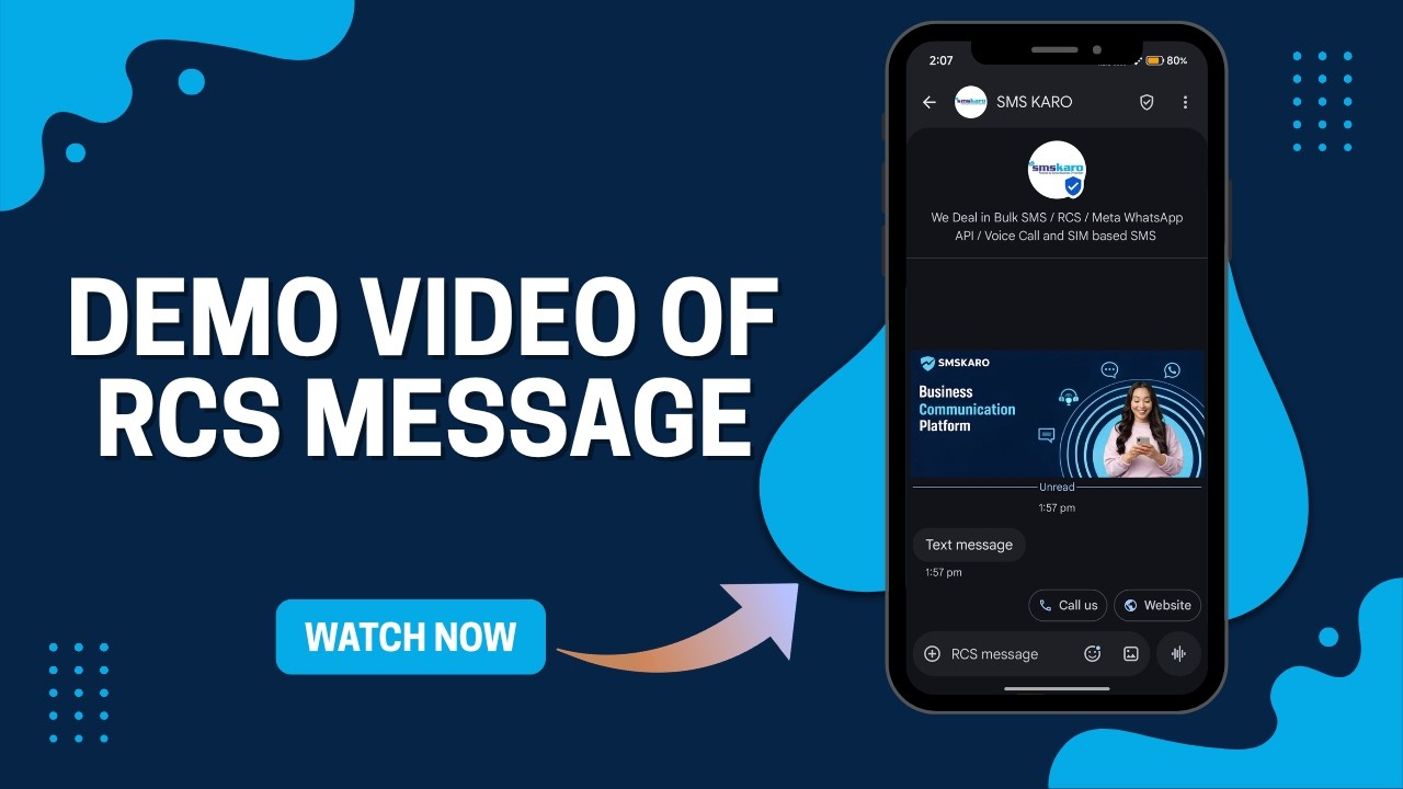 RCS Message Demo Video | Google RCS Messaging Live Demo | Rich Communication Service Explained