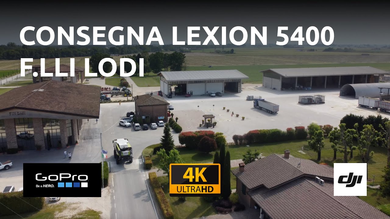 CONSEGNA MIETITREBBIA CLAAS LEXION 5400 A F.LLI LODI DI MIRABELLO (FE) | AGROSERVIZI SRL [4K]