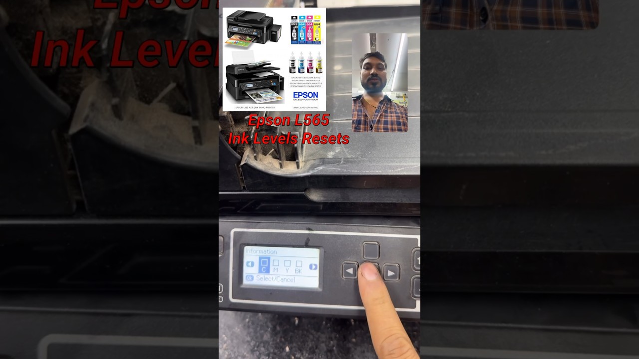 Epson L565 Color Ink Tank Multi-#Printer #ink #Levels #Reset mobile wireless printer #epson #service