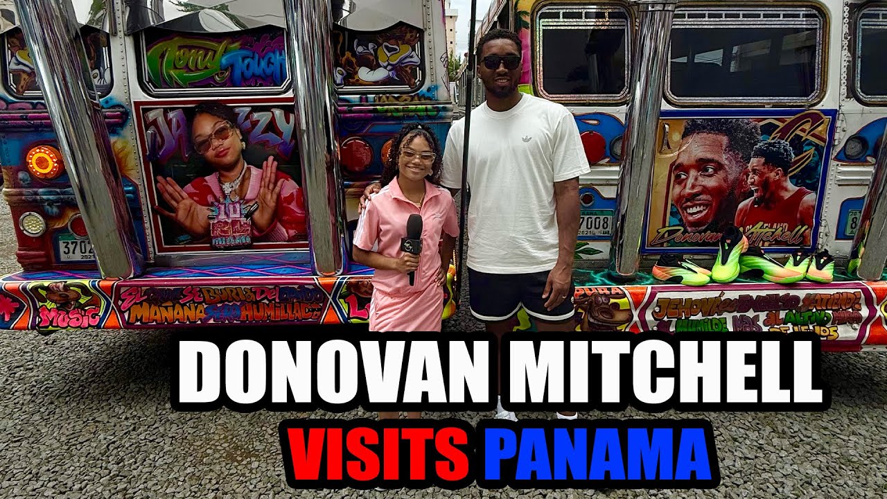 Donovan Mitchell explores Panama with Jazzy & gets a huge surprise