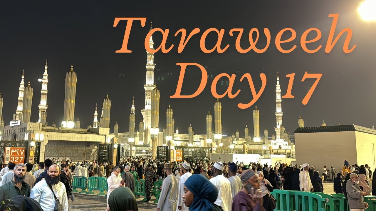 Taraweeh at Masjid Al Nababwi and shopping at Alqarat Mall | Vlog 56