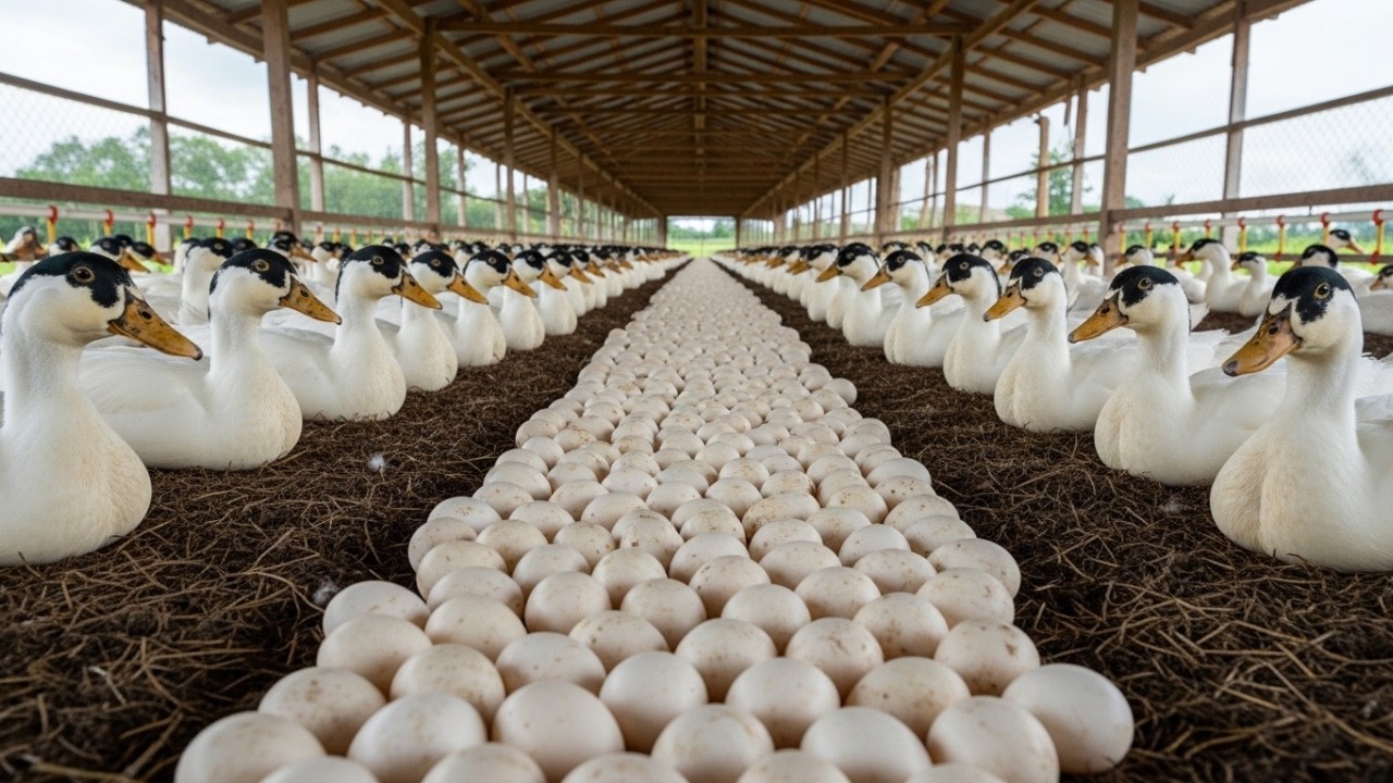 Duck Farming Success – Eggs, Ducklings, and Happy Ducks