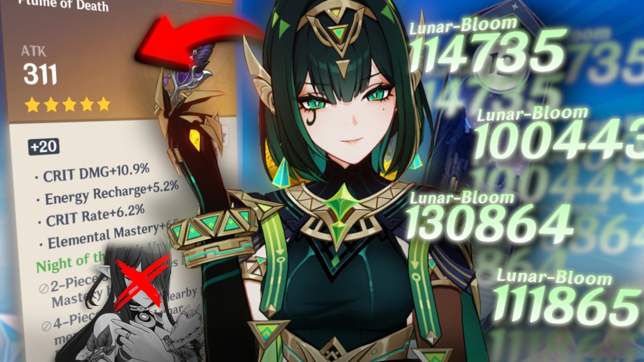 C0 Nefer is INSANE! F2P Nefer Showcase - Genshin Impact