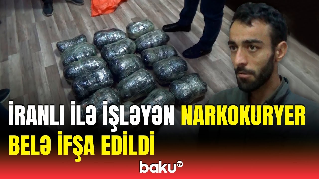 31 yaşlı kişi 17 kq narkotiklə tutuldu | Binəqədidə narkotik əməliyyatı