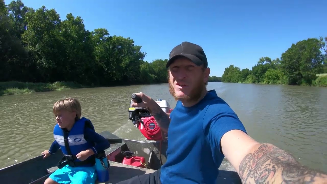 Running A Shallow River With The Backwater Inc 13 HP