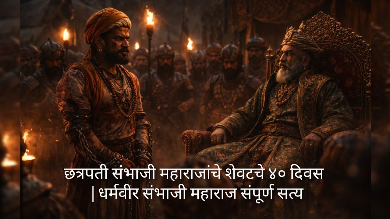 छत्रपती संभाजी महाराजांचे शेवटचे ४० दिवस 😢 | धर्मवीर संभाजी महाराज संपूर्ण सत्य