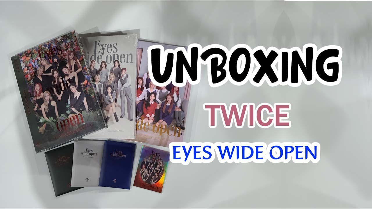 트와이스 2집 EYES WIDE OPEN 풀 버전 개봉 후기