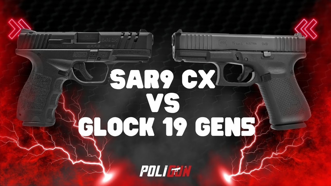 SAR9 CX VS Glock 19 Karşı Karşıya! Yerli Silah Ne Kadar Güçlü? @Poligun Atış Kulübü