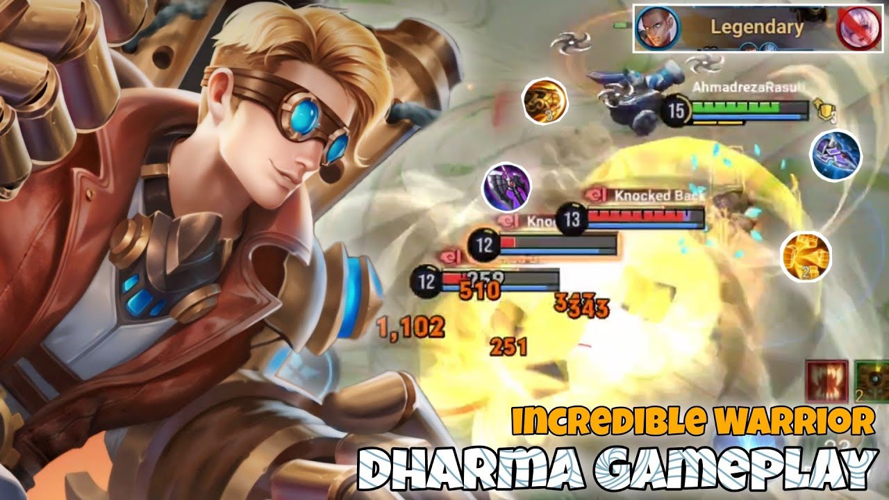 Dharma Clash Lane Pro Gameplay | Incredible Warrior | Honor of Kings HOK KOG