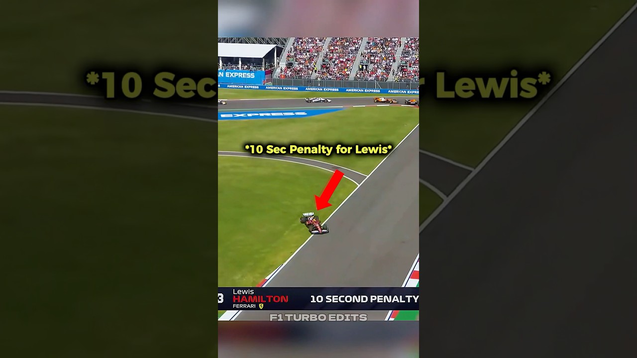 Hamilton&rsquo;s Costly Mistake at Mexico GP 2025 💥#f1shorts #formula1 #f1