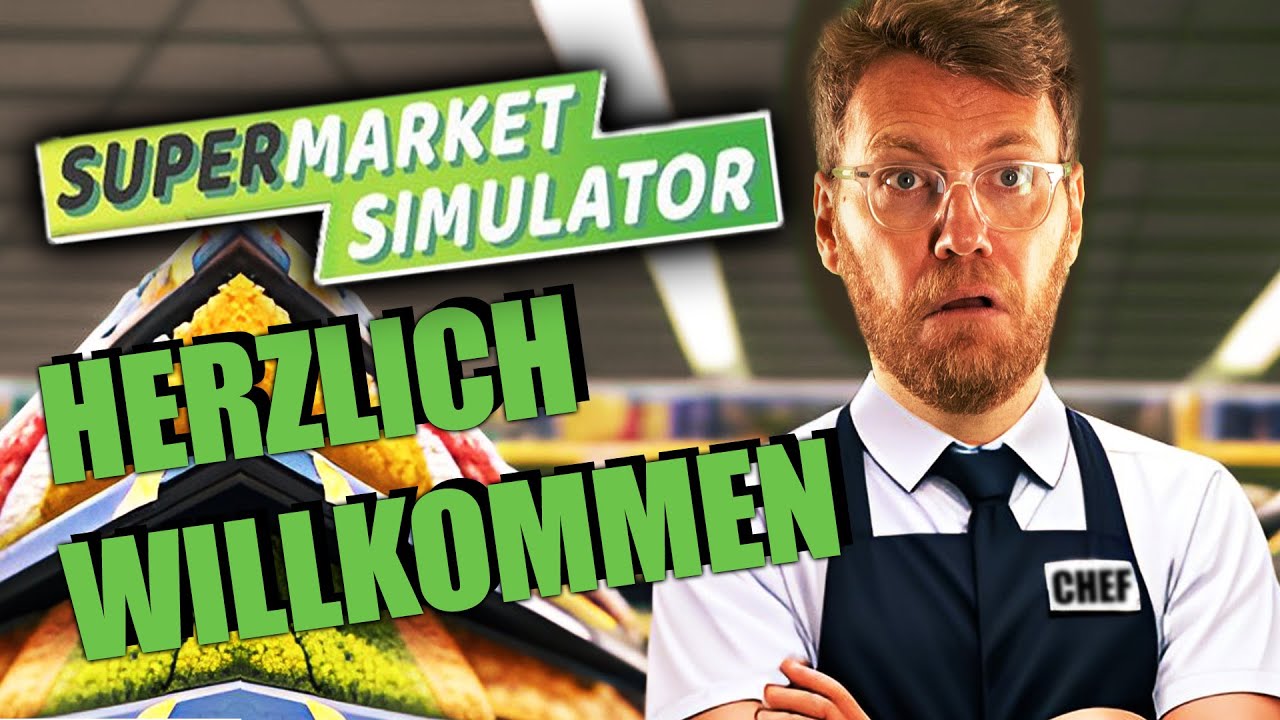 Kassierer Nils zur Kasse 3 bitte! - Supermarket Simulator