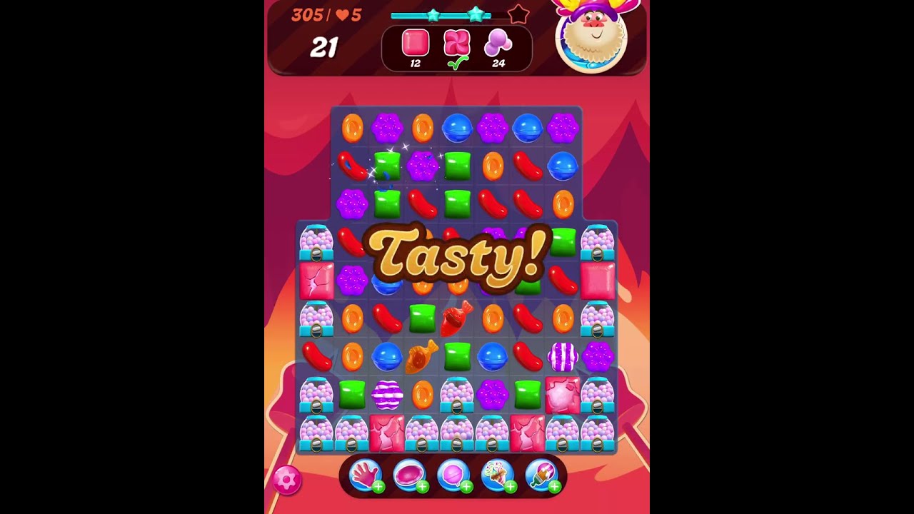 Candy crush | levels 301 - 305