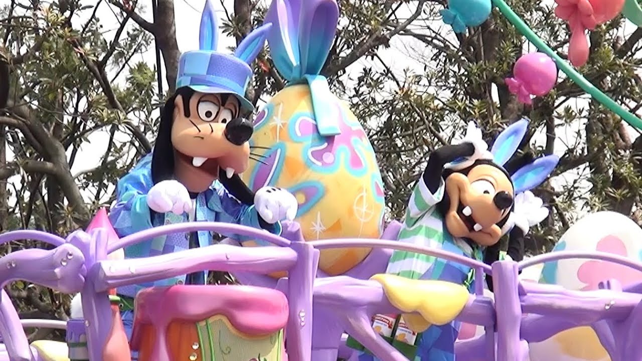 （持つ物を間違えまくるグーフィー）【TDL】ヒッピティ・ホッピティ・スプリングタイム（3rdグーフィー＆マックス）2016/04