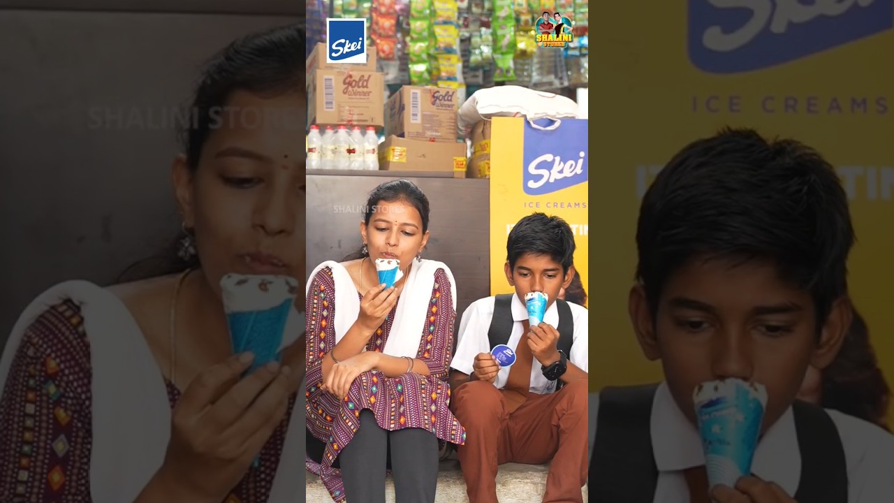 #ad : apdi idhula ena - pa  iruku 🤔⁉️ #shalinistores #serial #skei #icecream #shorts