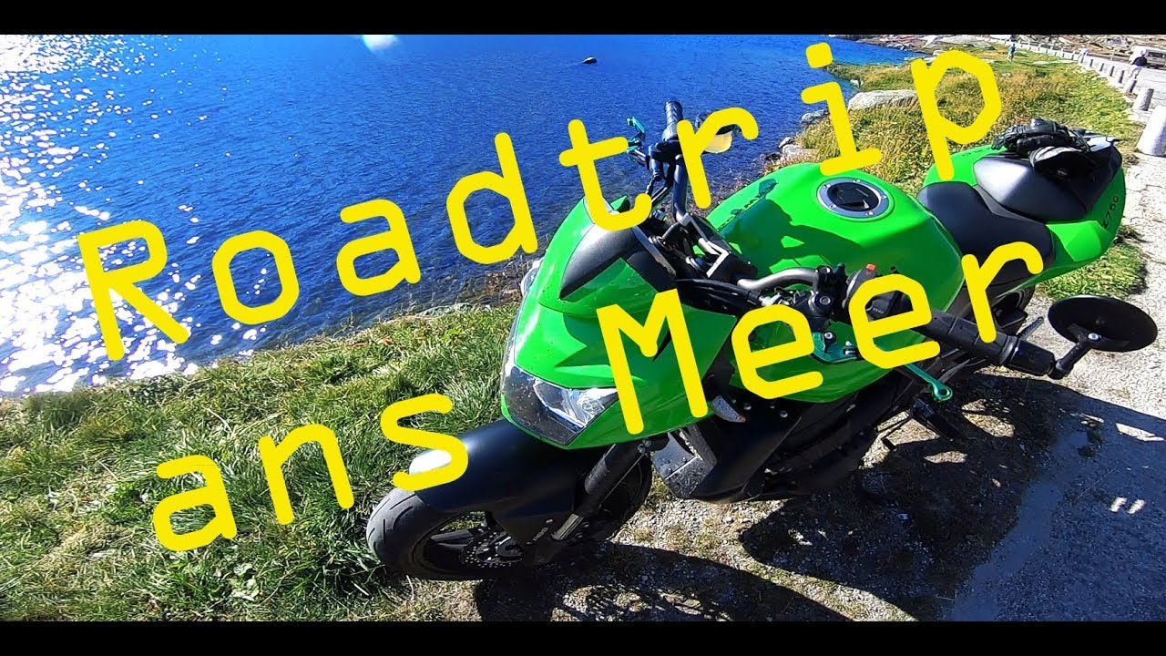 Kawasaki Z750 Roadtrip Switzerland to the Sea (GoPro Hero 7)