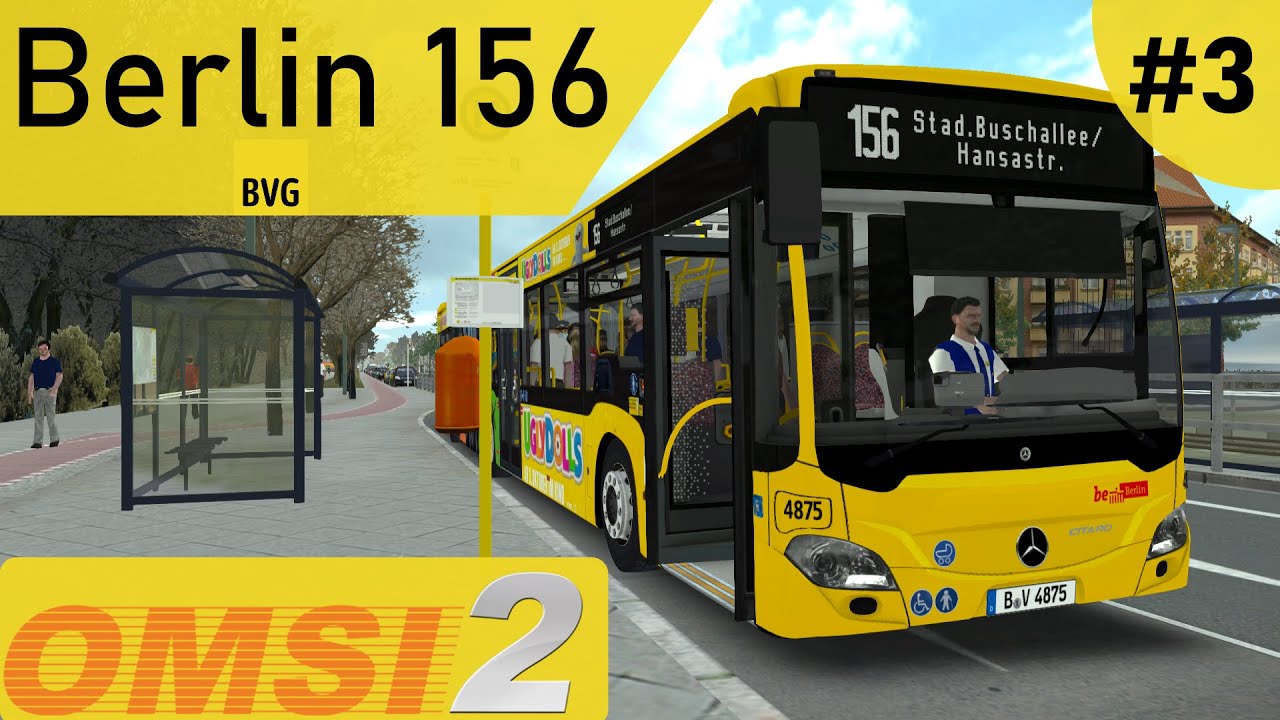 OMSI 2 | Berlin 156 | S Storkower Str. → Stad. Buschallee | Mx200 C2G BVG