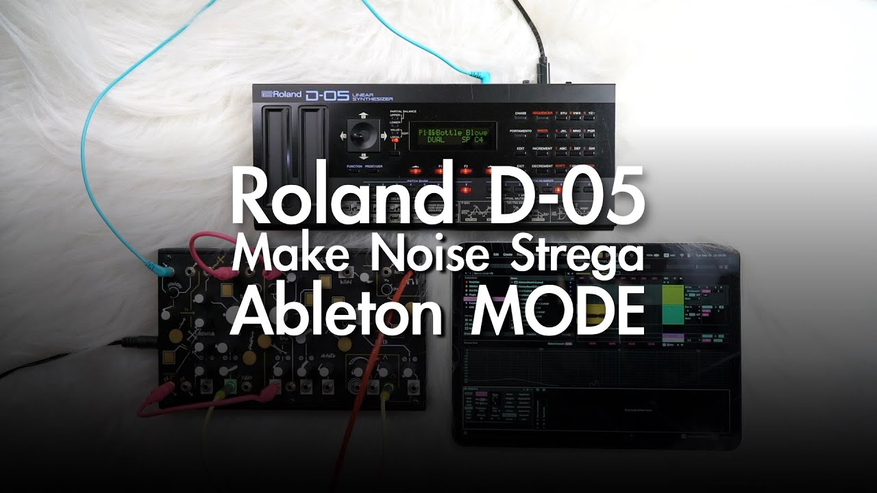 Roland D-05, Make Noise Strega & Ableton Mode | Ambient Drone
