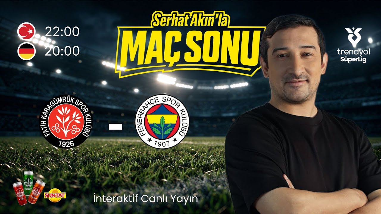 🔴 CANLI | Karagümrük 2-0 Fenerbahçe | Maç Sonu | Serhat Akın'la MAÇ SONU