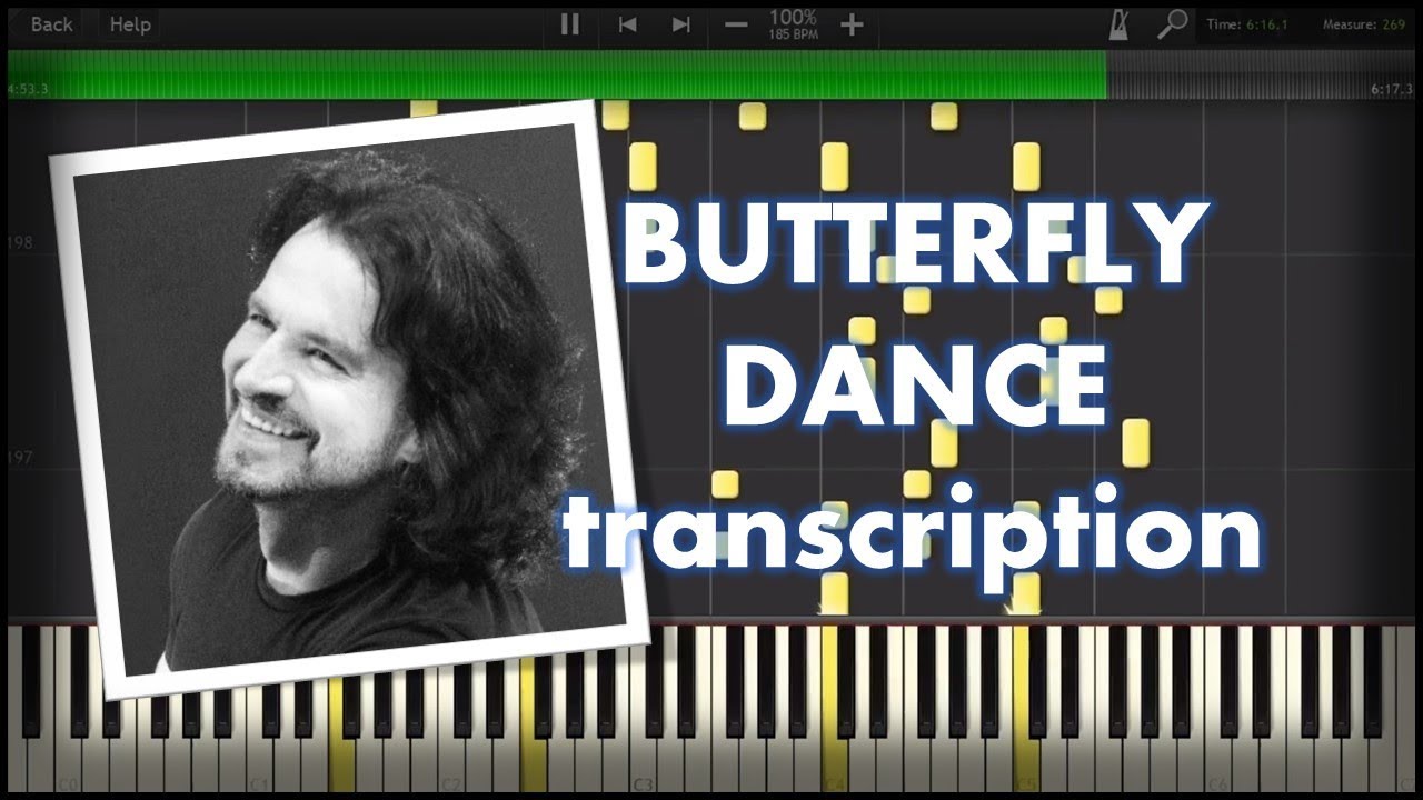 Yanni Butterfly Dance Synthesia Full Transcription HD
