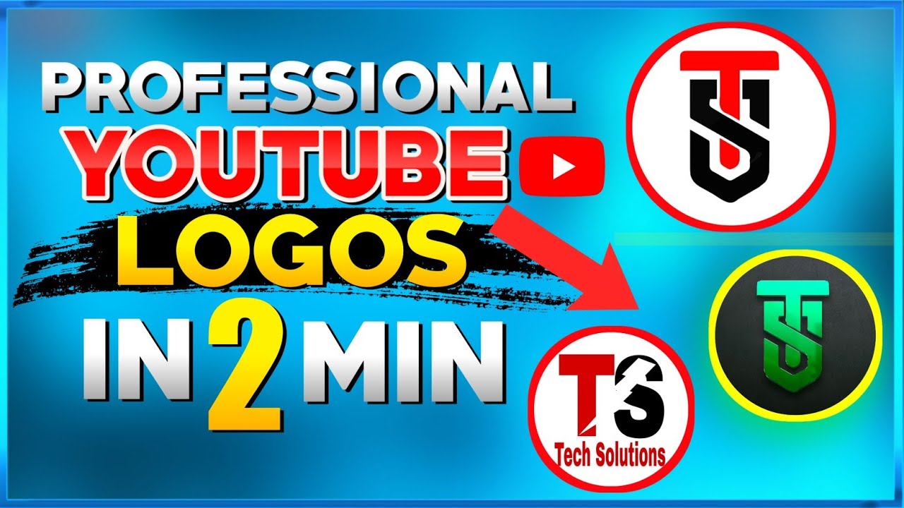How To Make Professional Logo For Your YouTube Channel In Mobile |  Create YouTube Channel Icon