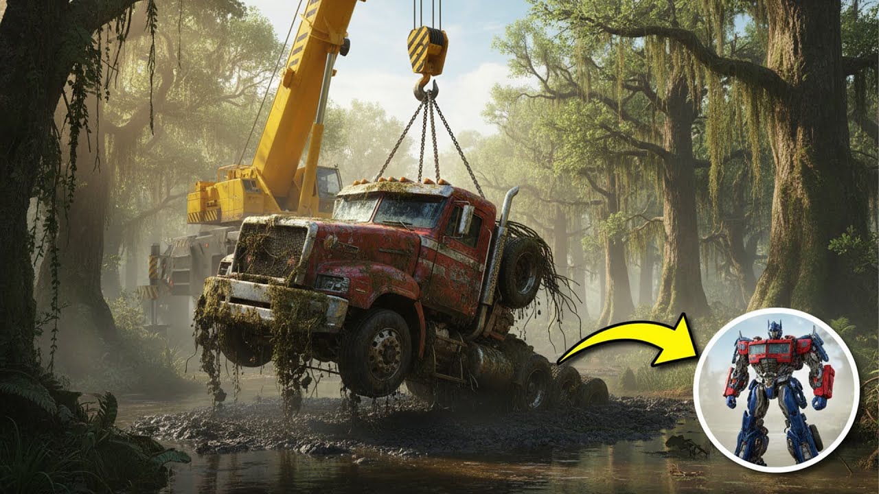 ASRM Restoration I Restored an Abandoned Swamp Truck… And It Turned Into Optimus Prime 🤯