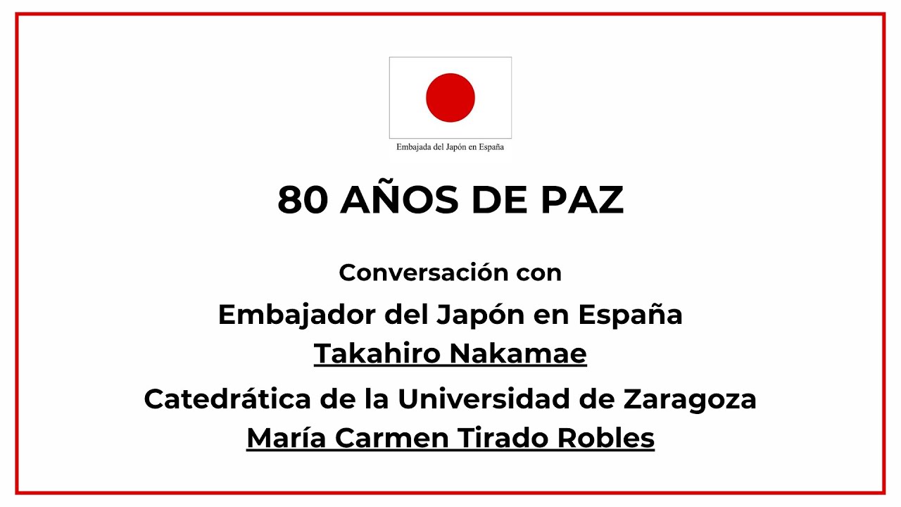 80 años de paz: compromiso de Japón