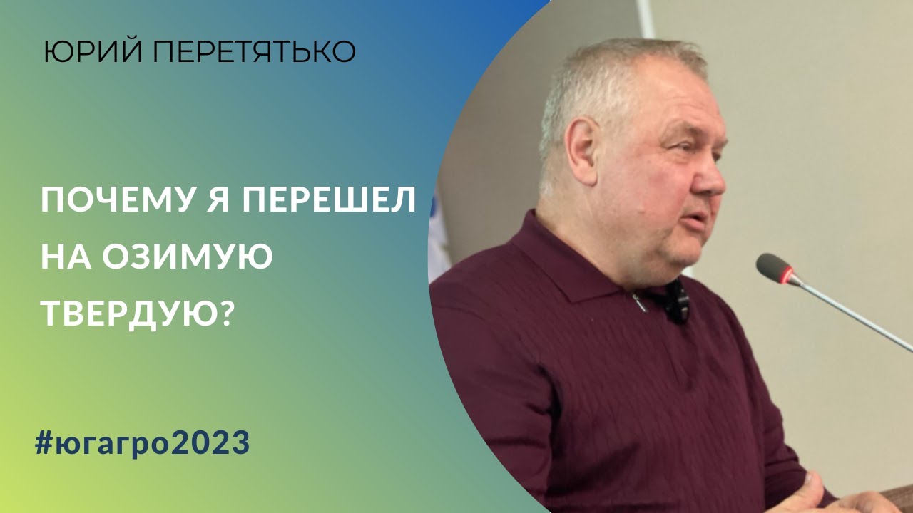 Почему я перешел на озимую твердую пшеницу? | Юрий Перетятько