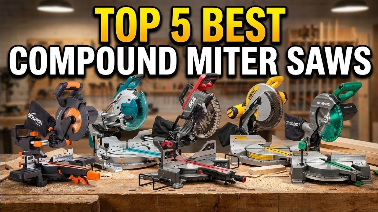 ✅ Top 5 Best Compound Miter Saws 2026 For Woodworking Projects & Pros