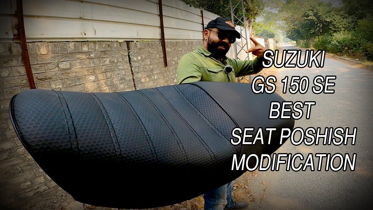 SUZUKI GS 150 SE SEAT POSHISH MODIFICATION