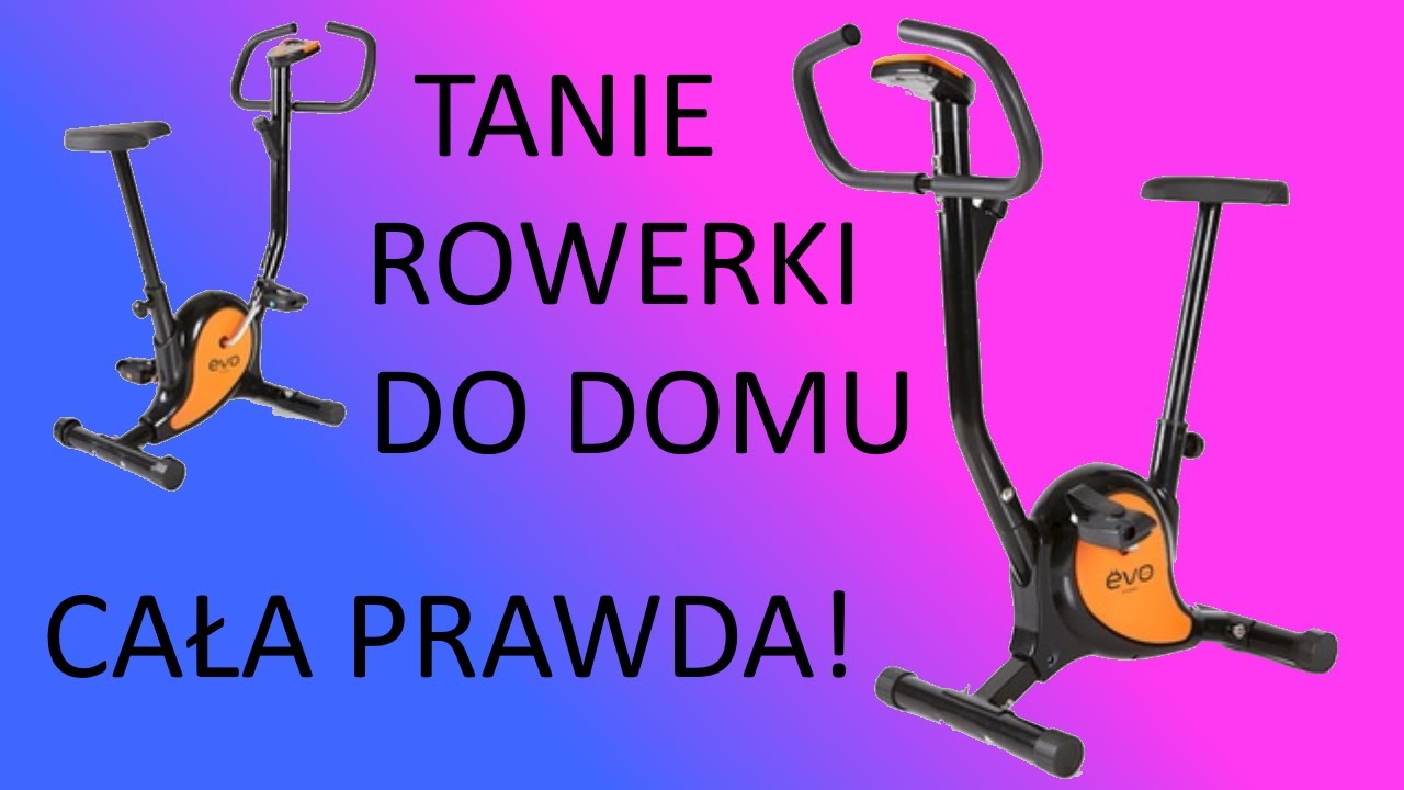 Najtańszy rower Stacjonarny za 199 zł  czy warto? Evo Sport rowerek