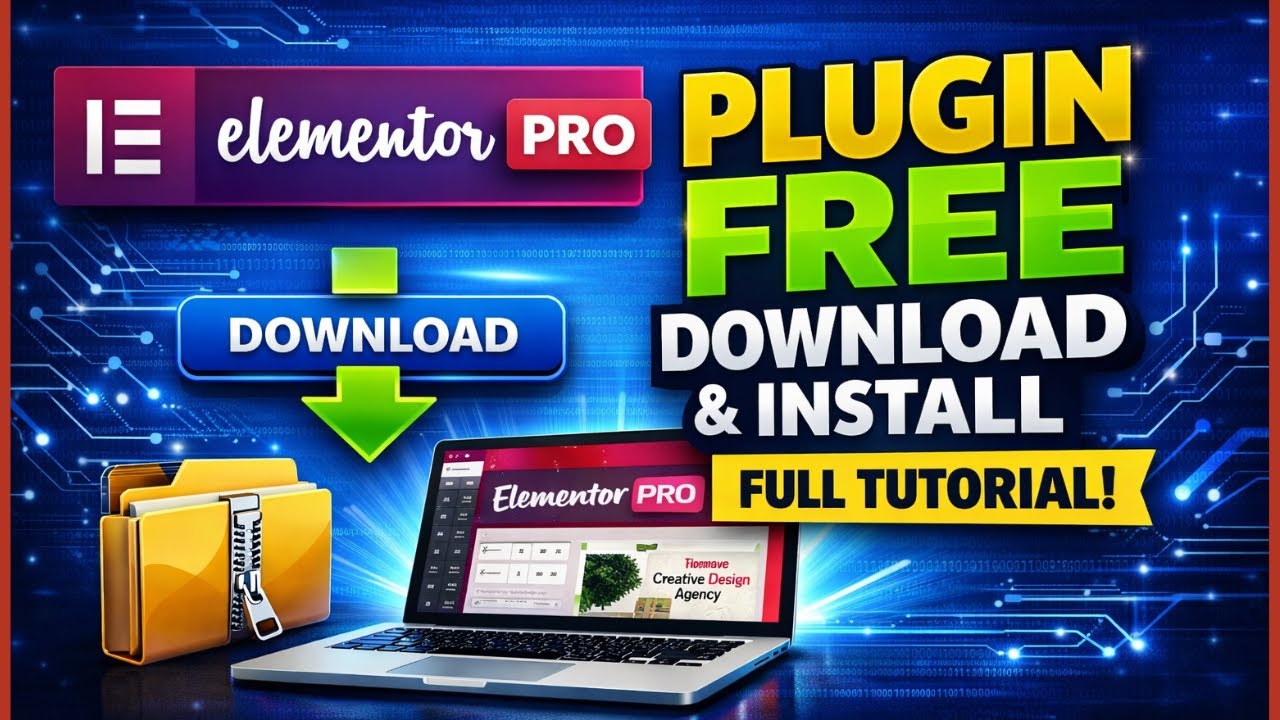 FREE Elementor Pro Plugin | Elementor Pro Plugin Free Download | How to install Elementor Pro Plugin