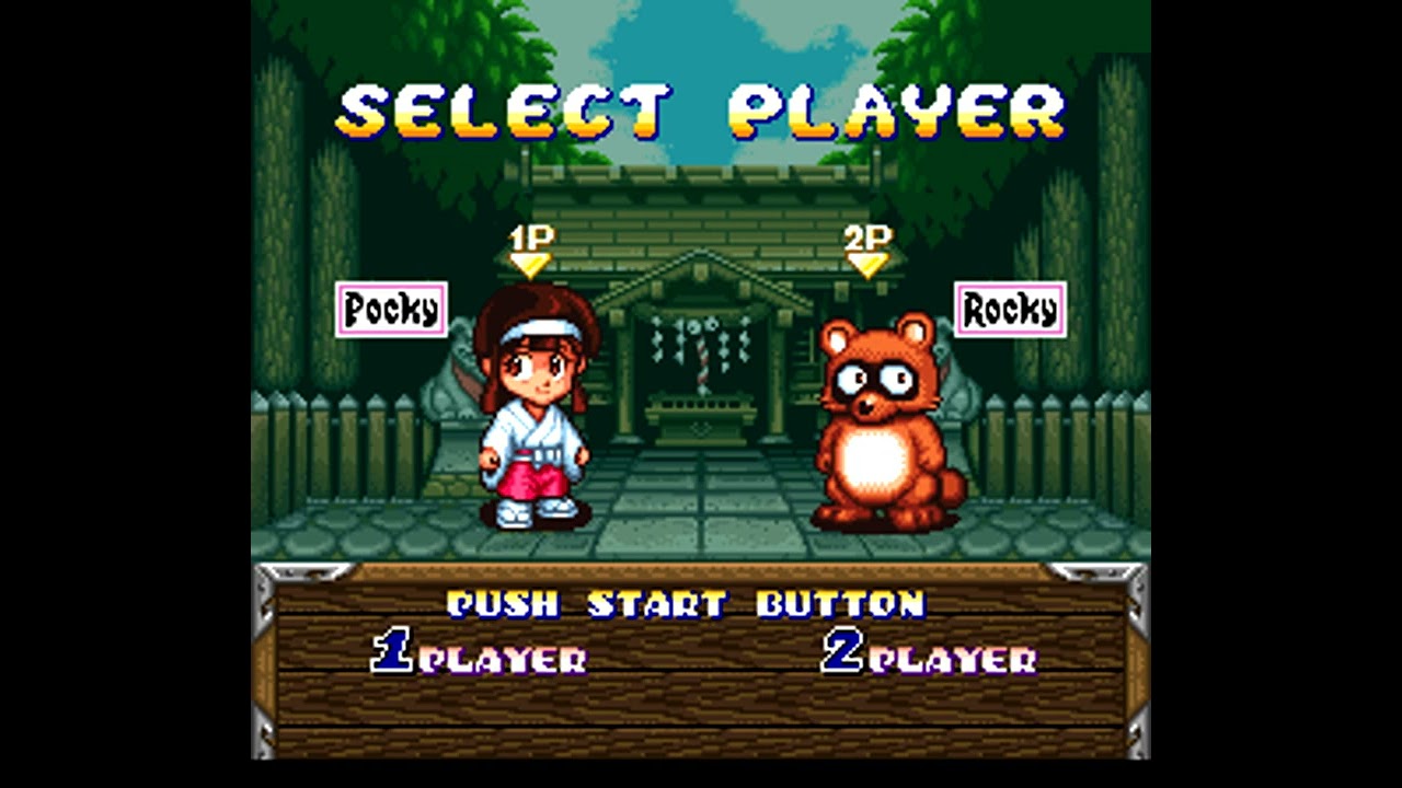 Pocky & Rocky - Main Menu (Midi Soundfont: Pianoteq_8_Classical_Guitar)
